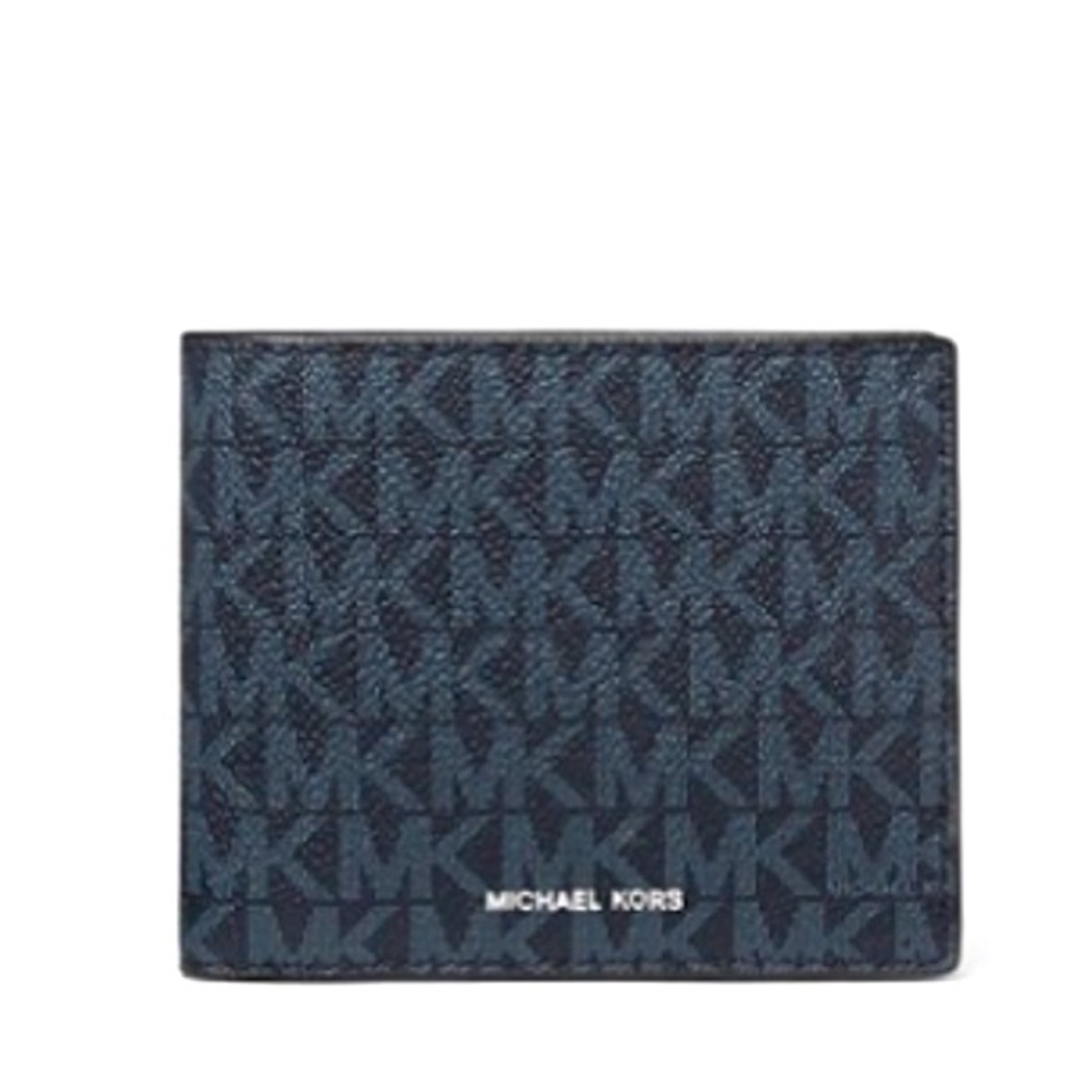 NWT Michael Kors black Cooper Billfold Wallet